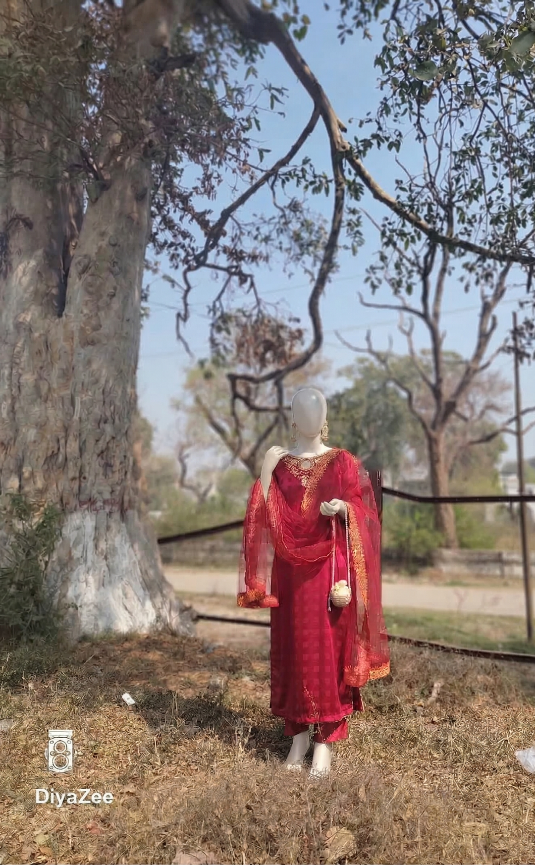 Maroon Embroidered Silk Suit